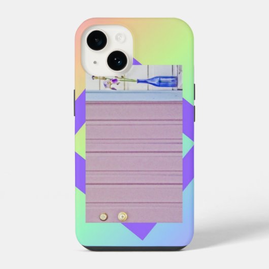 あなたを待っています iPhoneケース (裏面)