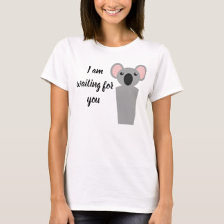 あなたを待っています Tシャツ