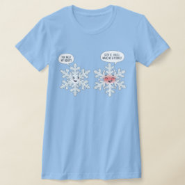 あなたを思うととろける雪の結晶 Tシャツ
