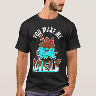 あなたを思うと溶けちゃう Tシャツ