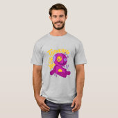 あなたを想うクリーピーカッコイイ人形デザイン Tシャツ (正面フル)
