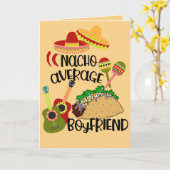 あなたを想う彼氏なんかじゃない | 楽しいバレンタイン カード (黄色い花)