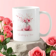 あなたを想って ピンクの花と花瓶の共感ギフト