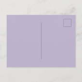 あなたを想って ラベンダーとレモンのかわいい花 ポストカード (裏面)