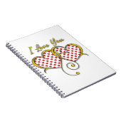 あなたを愛してるよ デザイン ノートブック (右側)