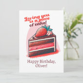 あなたを愛することはケーキ誕生日 シーズンカード (スタンド正面)