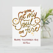 あなたを愛する気持ちに火をつける記念日バレンタインデー シーズンカード (スタンド正面)