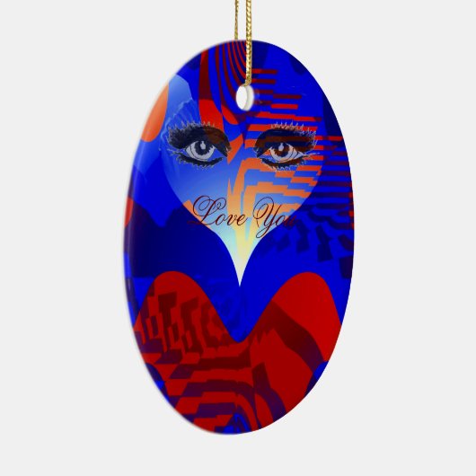 あなたを愛する_ セラミックオーナメント (右)