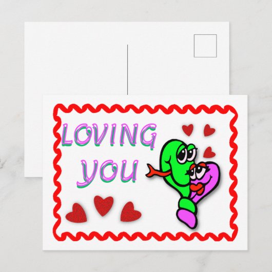 あなたを愛する ポストカード (正面/裏面)