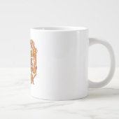 あなたを暖めるために自分を火に包んだりしない ジャンボコーヒーマグカップ (右)
