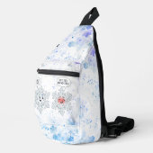 あなたを溶かす雪の結晶 スリングバッグ (右コーナー)