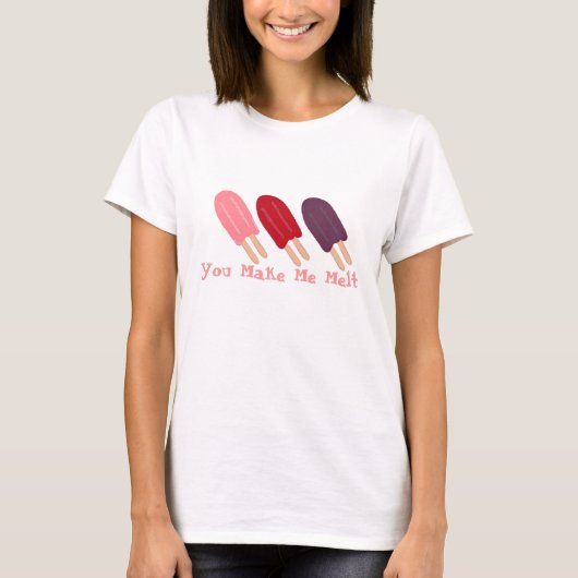あなたを溶かす Tシャツ (正面)