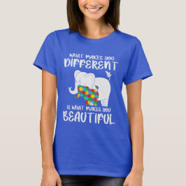 あなたを特別にするものがあなたを美しくする 自閉症 Tシャツ