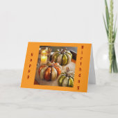 あなたを祝う季節到来！／美しい秋の季節 カード (正面)