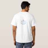 「あなたを老けと呼ぶのは失礼だった」面白い誕生日ケーキTシャツ Tシャツ (裏面フル)