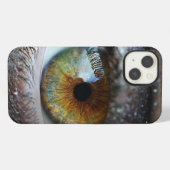 あなたを見つめてる! iPhoneケース (裏面横)