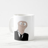 あなたを見つめるパペット コーヒーマグカップ (正面左)