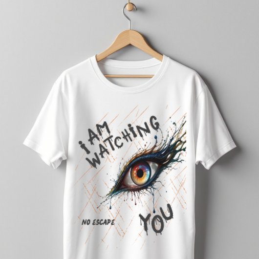 あなたを見つめる 不気味な目 脱出不能 Tシャツ