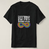 あなたを見ています、安心してください Tシャツ (デザイン正面)
