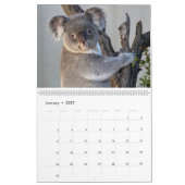 あなたを見ている動物 カレンダー (1月 2027)