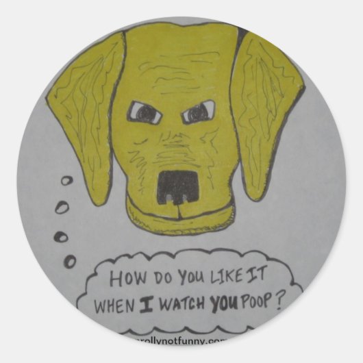 あなたを見ている ラウンドシール (正面)