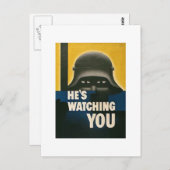 あなたを見ている - ヴィンテージ第二次世界大戦 ポストカード (正面/裏面)