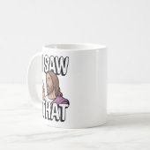 あなたを見てるよ イエス・キリスト コーヒーマグカップ (正面左)
