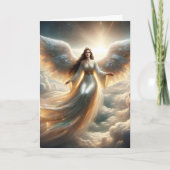 あなたを見守る天使を送ります カード (正面)