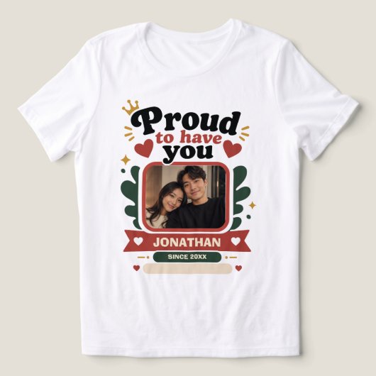 あなたを誇りに思う オリジナルTシャツ トライブレンドTシャツ (デザイン正面)