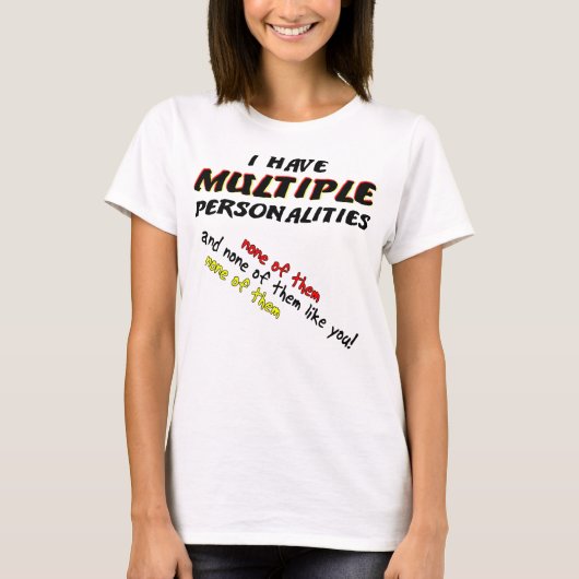 あなたを面白いと思っている人なんていない Tシャツ (正面)