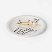 あなたを食べてやる グロテスク ペーパープレート (アングル)