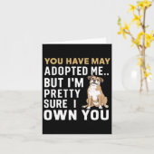 あなたを養子にしたのは私かもしれないが、でもあなたは私のものだと思う カード (黄色い花)