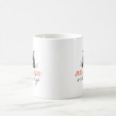 あなたを黙って見てるかわいい猫 コーヒーマグカップ (中央)