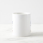 あなたストップの人種差別が愛国主義の解放運動だと装う コーヒーマグカップ (中央)