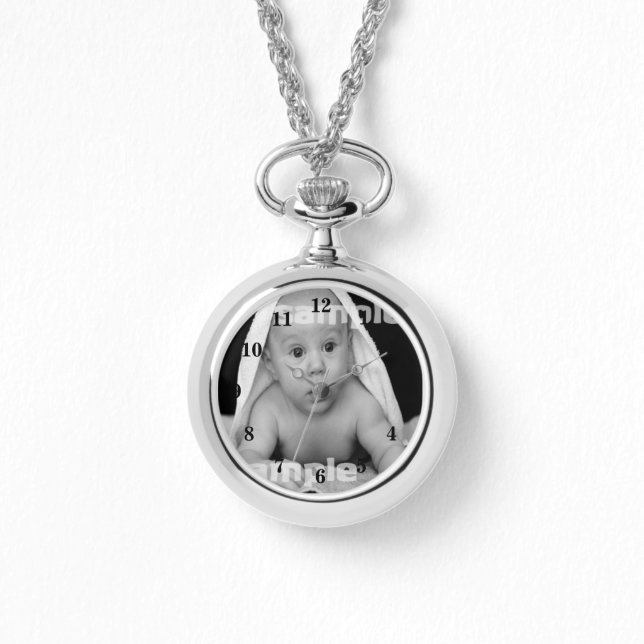 あなたパーソナライズされた自身の写真を使って 腕時計 (正面)