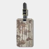 あなたパーソナライズされた自身の旅行引用文 |荷物タグ ラゲッジタグ (正面縦)