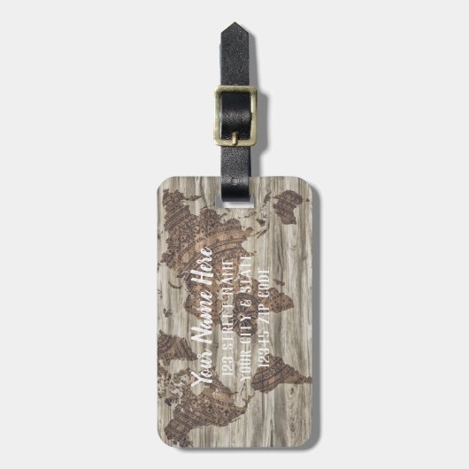 あなたパーソナライズされた自身の旅行引用文 |荷物タグ ラゲッジタグ (正面縦)