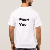 あなたランニングから Tシャツ (裏面)