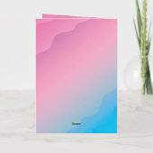 あなたリラックスの心の友よパーソナライズするに値する カード (裏面)