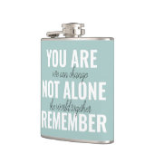 あなた一人ではないインスピレーションミントを覚えている フラスク (左)