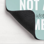 あなた一人ではないインスピレーションミントを覚えている マウスパッド (コーナー)