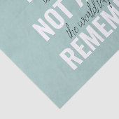 あなた一人ではないインスピレーションミントを覚えている 薄葉紙 (詳細)