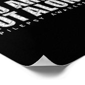 あなた一人ではない衣服紫の日てんかんアワレネ ポスター (角)