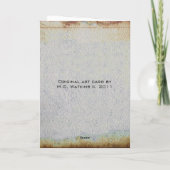 あなた上のバレンタインFauning シーズンカード (裏面)