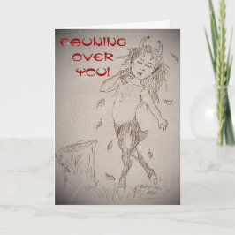 あなた上のバレンタインFauning シーズンカード