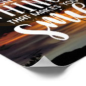 あなた与えをスマイルさせる事を決して起こさない ポスター (角)