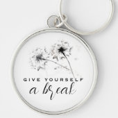 あなた与え自身のブレイクウォーター色Dandelion キーホルダー (正面)