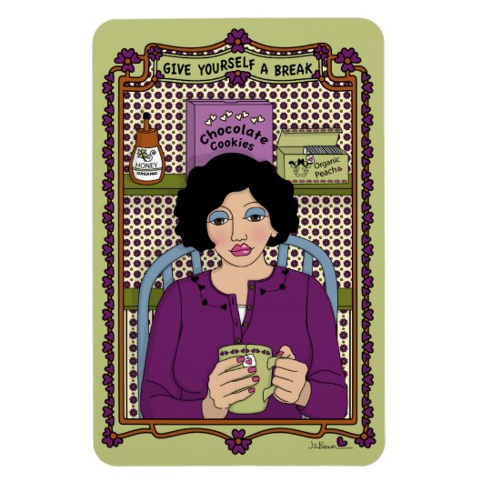 あなた与え自身Break_A_4x6冷蔵庫磁石 マグネット (縦)