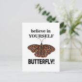 あなた信じの中で蝶 ポストカード (スタンド正面)