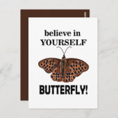 あなた信じの中で蝶 ポストカード (正面/裏面)
